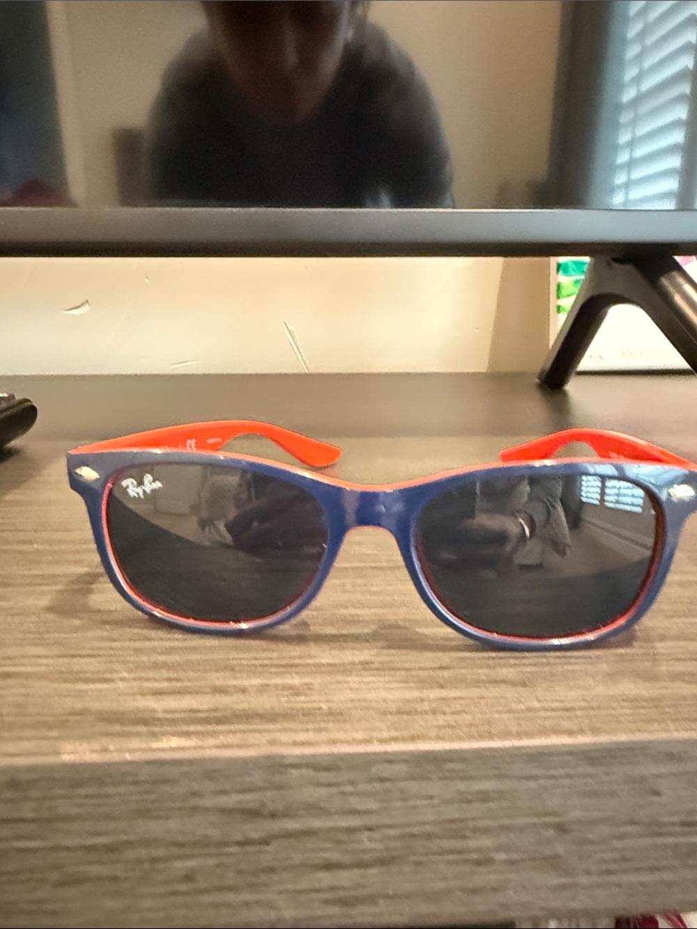 Ray-Ban Blue and Orange Sunglasses